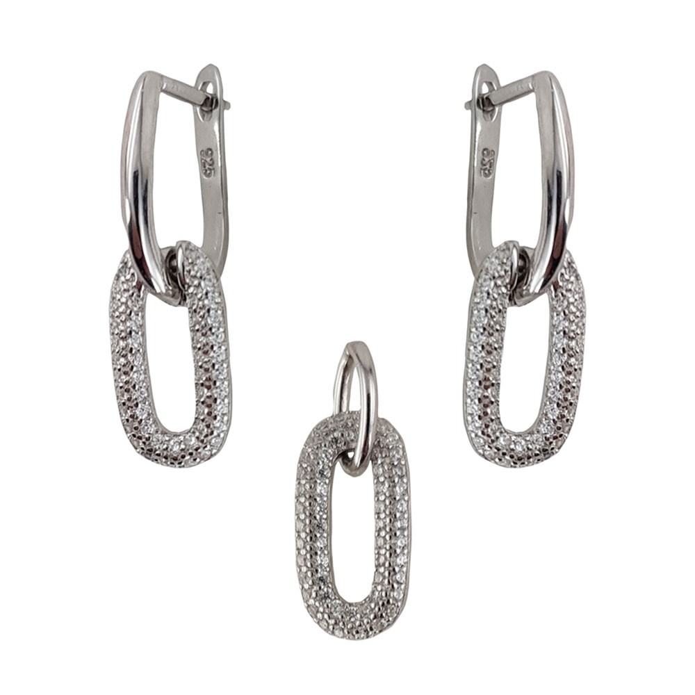 Set argint Thia zirconii