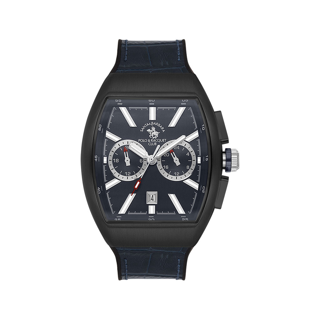 Santa Barbara Polo Prive - Ceas Barbatesc Quartz Bleumarin SB.1.10607.3